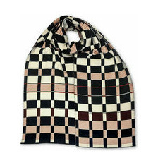 Muster: BAUHAUS Edition Reichardt Jacquard Schal - 100% feine Merinowolle breit