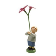 Blumenkind - Junge mit Nelke