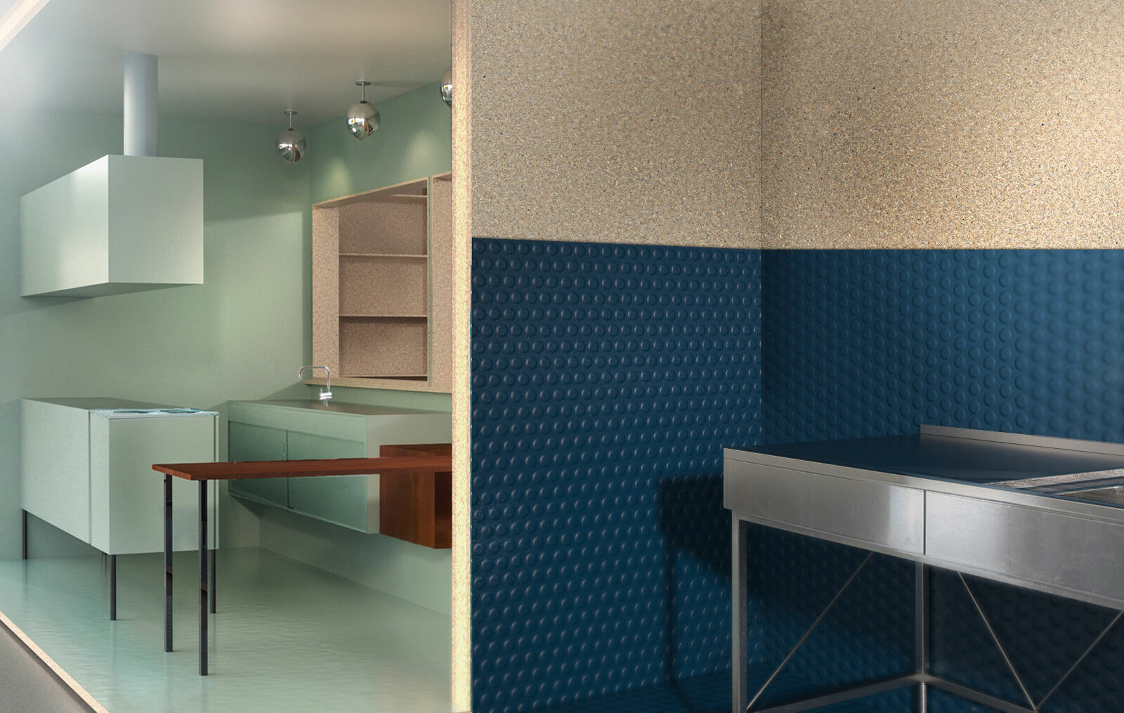 Die Neue Sammlung – The Design Museum (Detail), 2024 OHA, München, DEU Foto / Photo: Rendering OHA