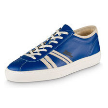 Ledersneaker TURNER saphir-blau / cremeweiß, Zeha Berlin 