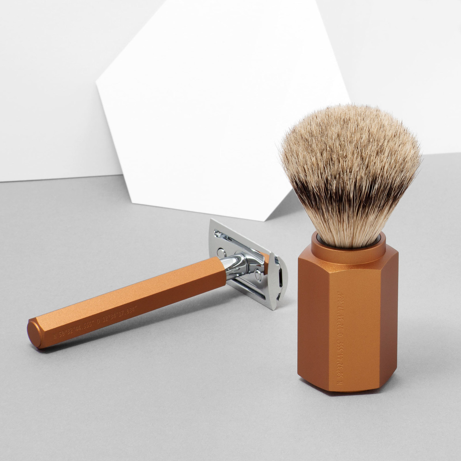Mühle Rasierer Hexagon Bronze