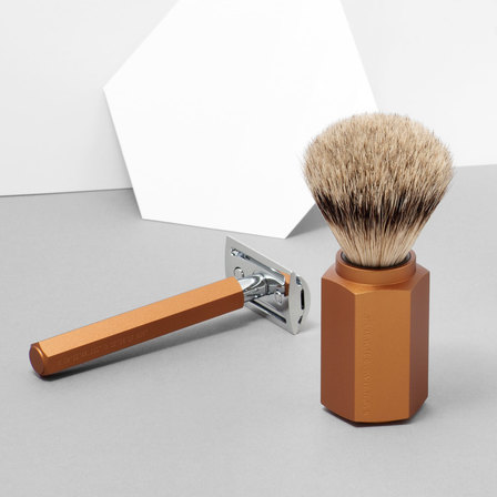 Mühle Rasierer Hexagon Bronze