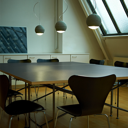 Trabant Serie von Tecnolunen Pendelleuchte, Entwurf nach Joachim Manz