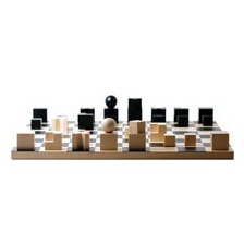 Bauhaus Schachspiel von Josef Hartwig