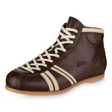 Lederschuh DERBY dunkelbraun / cremeweiß, Zeha Berlin