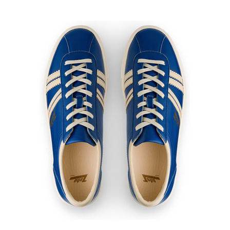 Liga Ledersneaker Kalbsleder saphirblau / cremeweiß Produktnummer: 120.05125