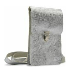 Farbe: Silber, Talealeder BORSA Handytasche