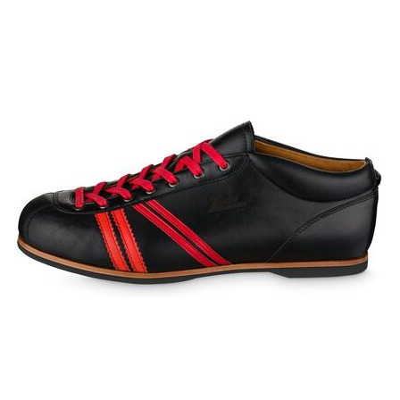 Liga Ledersneaker Kalbsleder schwarz / koralle / rot Produktnummer: 855.01123