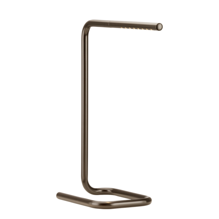 puristische Stahlrohr-Tischleuchte