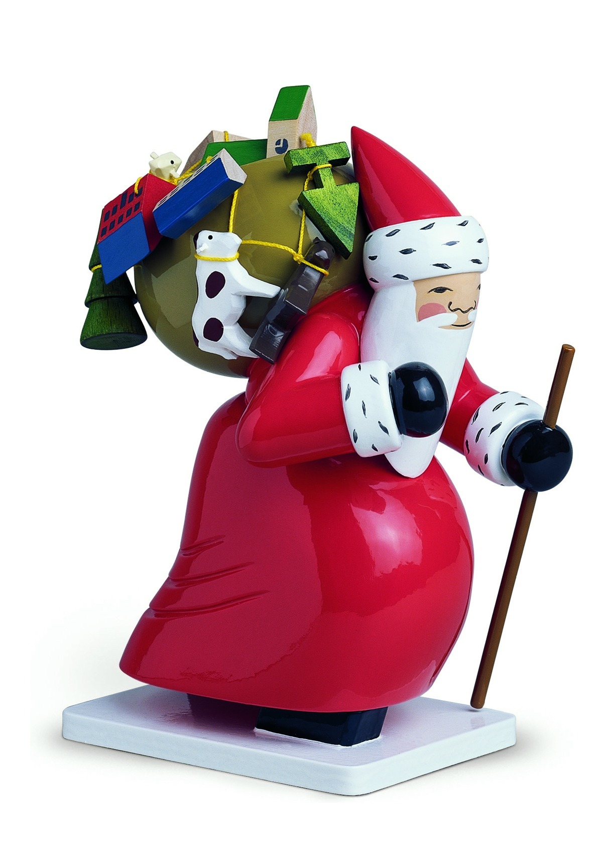 Der große Weihnachtsmann aus dem Hause Wendt und Kühn ist dekoratives Highlight zum Weihnachtsfest.