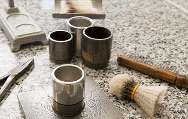 Pinsel in Arbeit ...