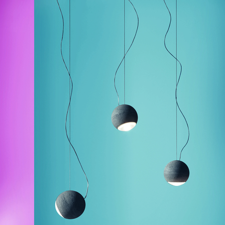 Trabant Serie von Tecnolunen Pendelleuchte, Entwurf nach Joachim Manz