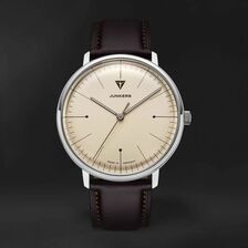 Ziffernblatt: Beige,
Armband: Kalbsleder Junkers BAUHAUS Quarz Armbanduhr 40mm