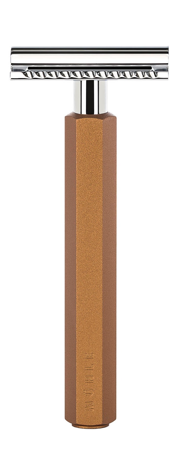 Mühle Rasierhobel Hexagon Bronze