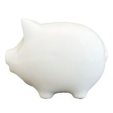 Lindner Porzellan Sparschwein 17cm