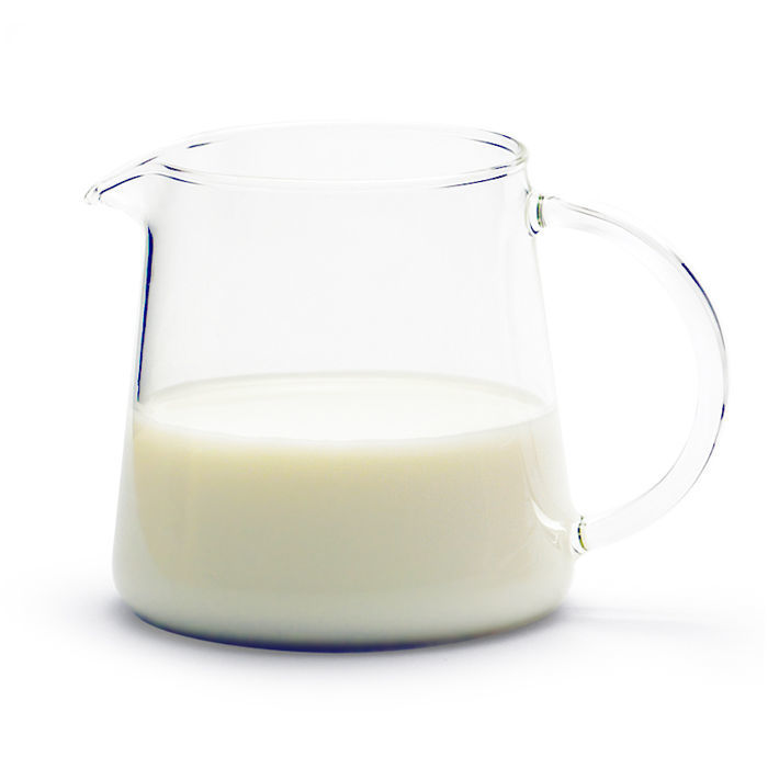 Milchkännchen aus hitzebeständigem Borosilikatglas