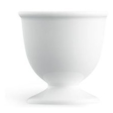 Bis heute besticht die zeitlose moderne Form durch ihre anhaltende Aktualität. Material, Funktionalität und Gestaltung bilden bei jedem Objekt aus dem Tafelservice von Fürstenberg eine Einheit.    Eierbecher WAGENFELD