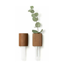 LUMENQI Holzvase magnetisch – “Schnick & Schnack” 2er Pack