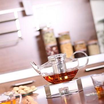 Edelstahlstövchen von Jenaer Glas