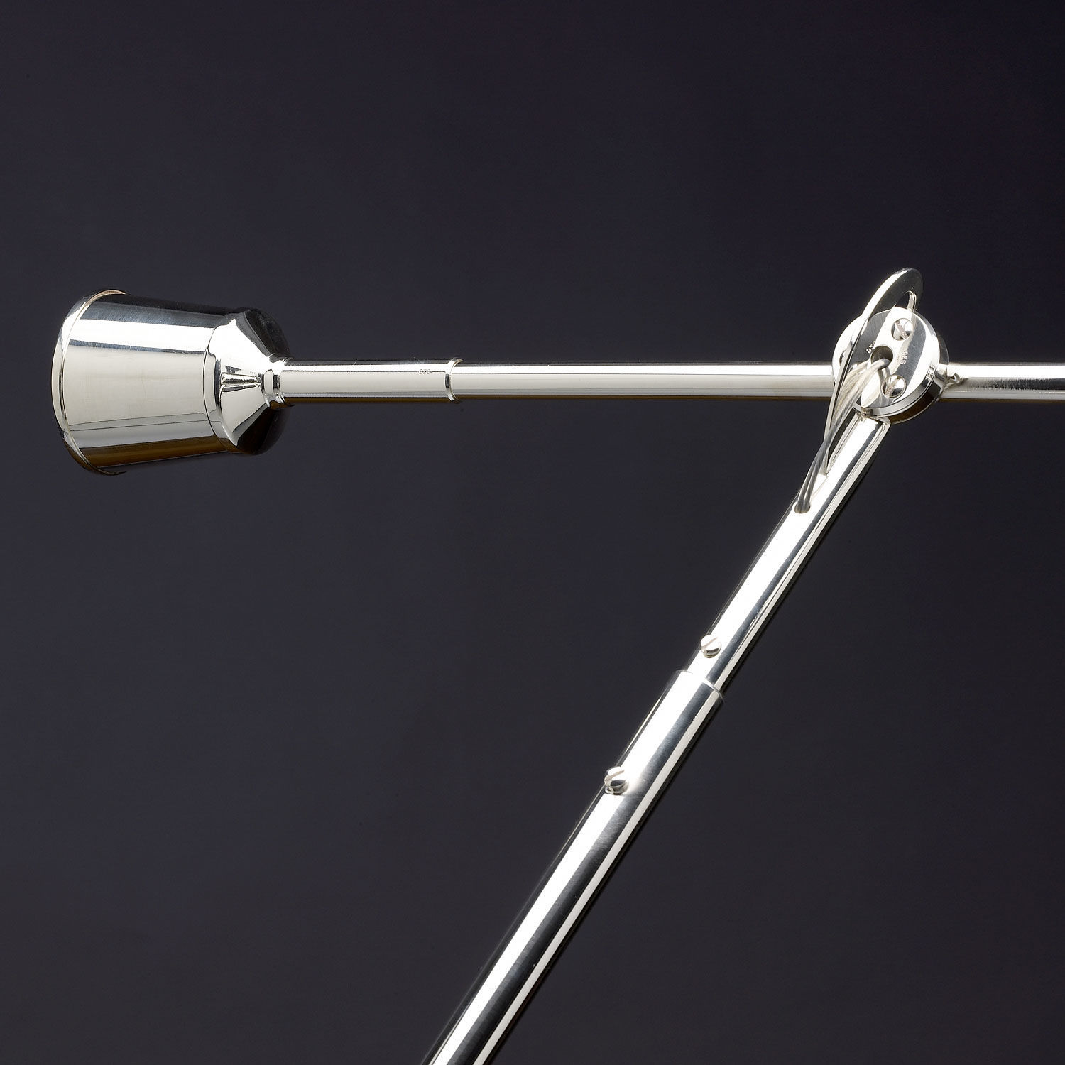 limitierte Auflage der Schreibtischleuchte EB27 Sterling Silber (limitierte Edition) von Eduard-Wilfrid Buquet