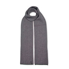 Jacquard Schal - 100 % feine Merinowolle