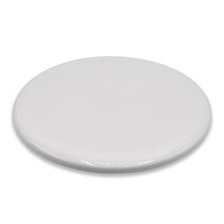 Porzellan Platte rund weiß