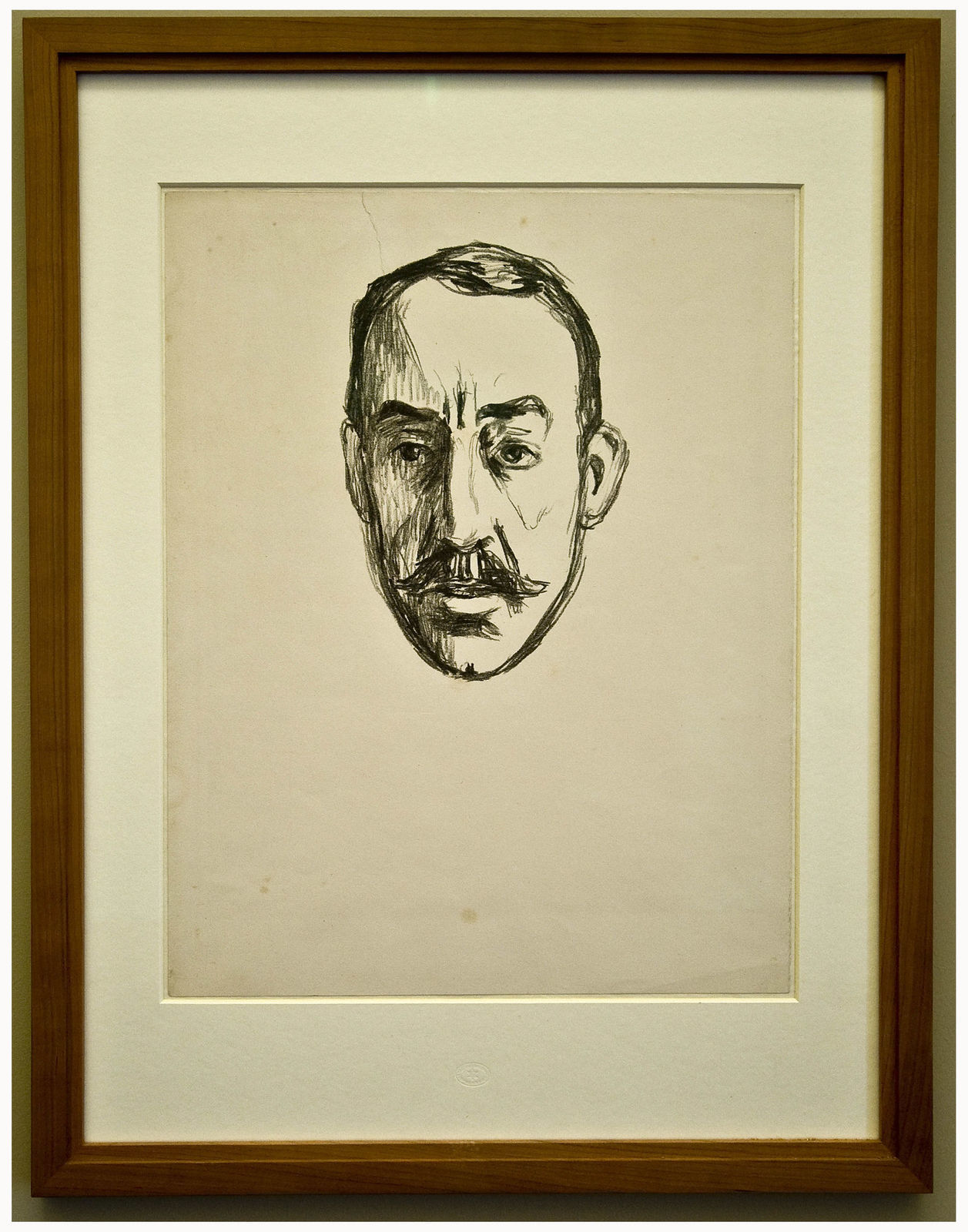 Portrait Henry van de Velde´s von Edvard Munch.