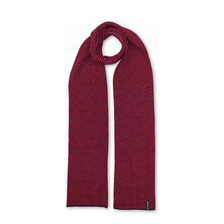 Jacquard Schal - 100 % feine Merinowolle