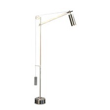 Aus dem Umkreis des Bauhauses stammt das Original dieser Leuchte BH23, die noch die Merkmale der Konstruktion der frühen Zeit hat. Die meisterhafte Ausführung mit einem Gegengewicht zum Leuchtarm fasziniert nicht nur Mechanikfreunde. Bauhaus-Stehleuchte mit Gegengewicht – BH23