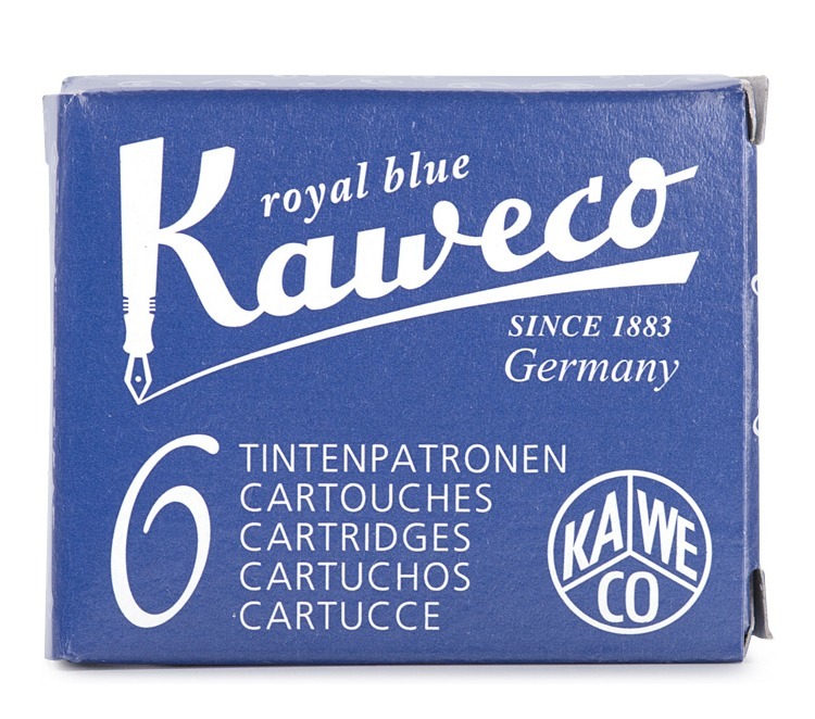 Kaweco Tintenpatronen 6er-Pack Königsblau