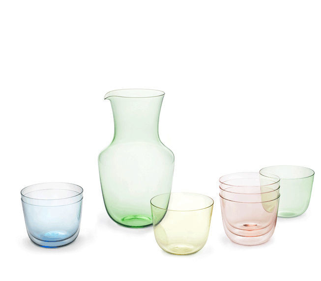 Wasserkrug von Lobmeyr Serie Alpha aus Musselinglas