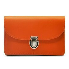 Farbe: Orange, glattes Rindleder BORSA Geldbörse S, mit 5 Fächern