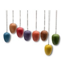 Farbige Ostereier aus Holz