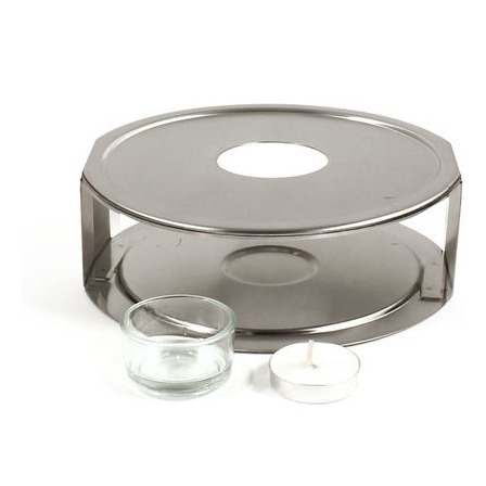 Edelstahlstövchen von Jenaer Glas