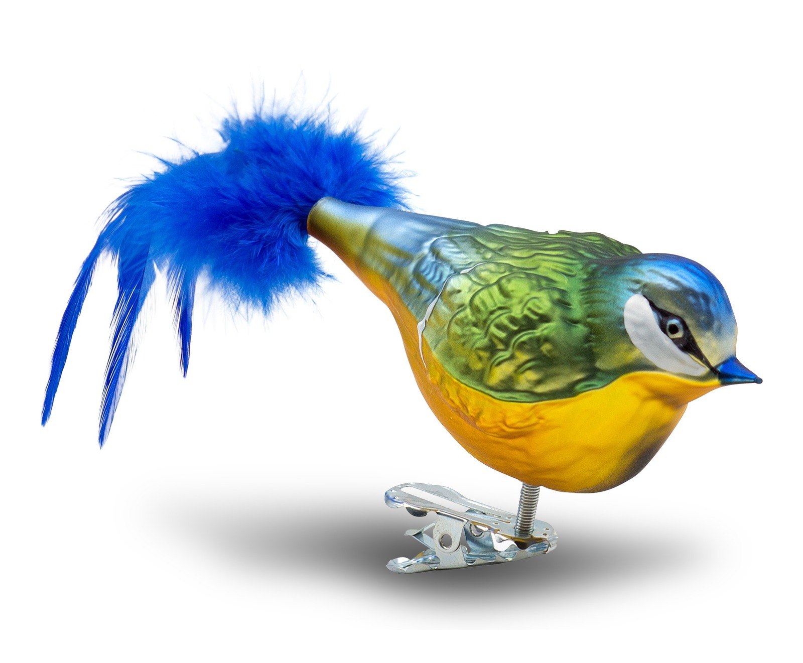 Dekoration Glasvogel Blaumeise