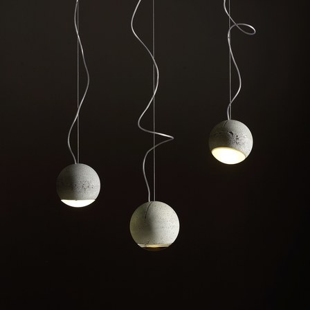 Trabant Serie von Tecnolunen Pendelleuchte, Entwurf nach Joachim Manz