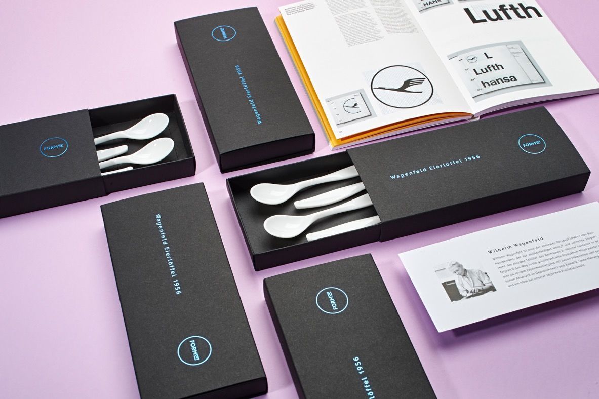 Eierlöffel von Wilhelm Wagenfeld, einst Bordgeschirr der Lufthansa