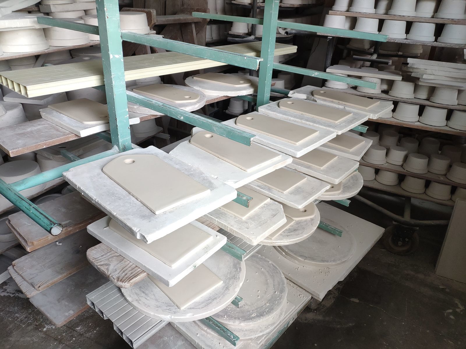 Rohlinge beim Aushärten