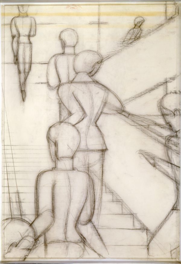 Bauhaustreppe, Autor: Oskar Schlemmer