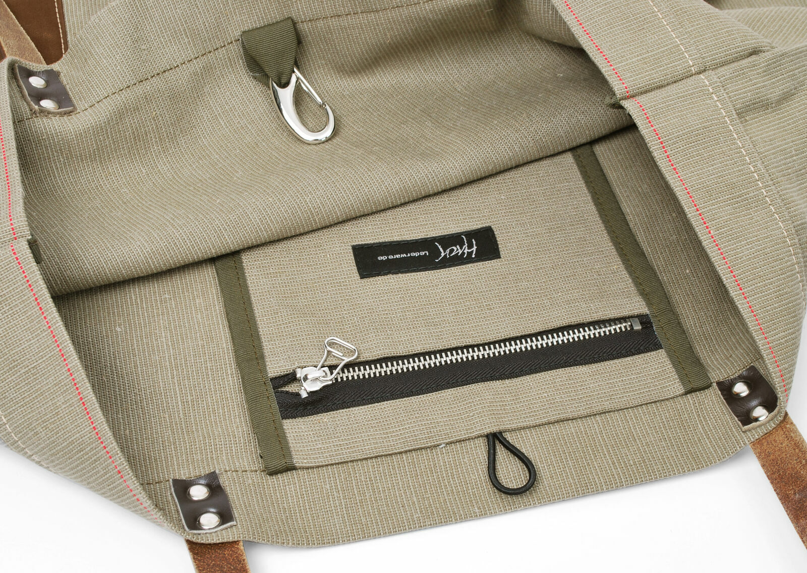 Eine Innentaschemit Reißverschluss macht es Langfingern schwer.