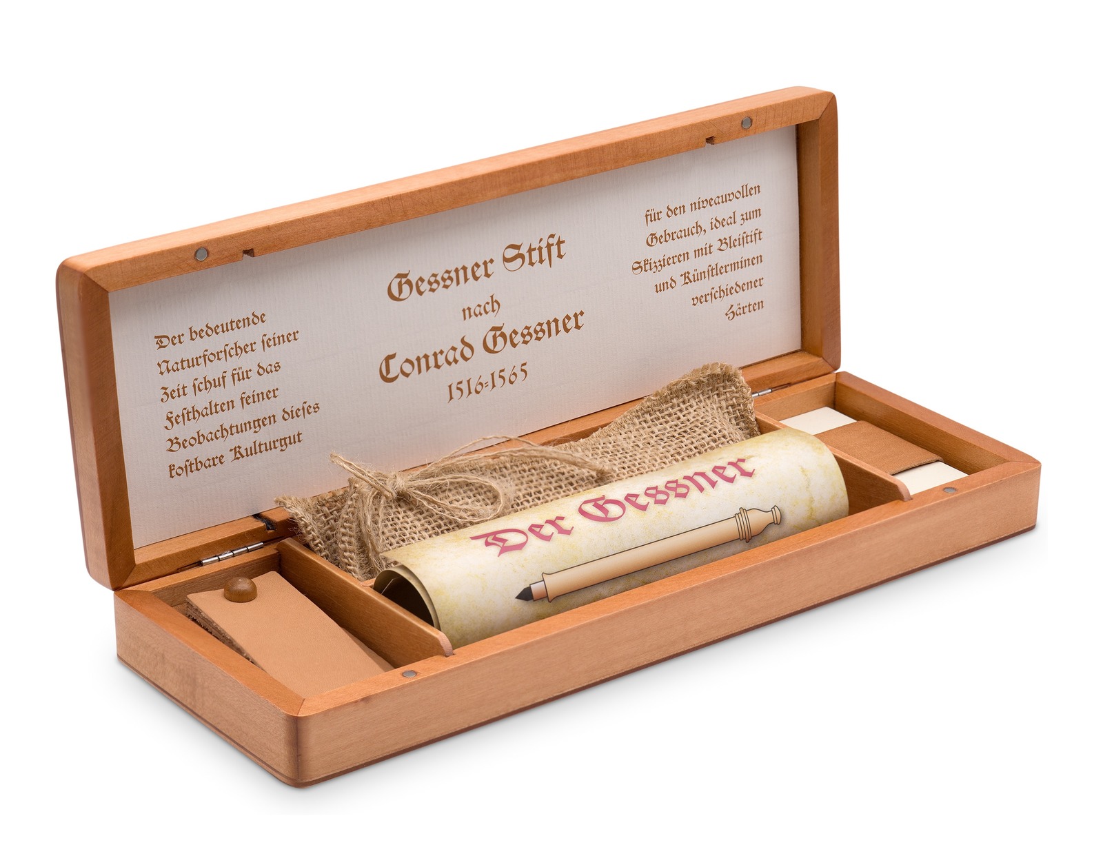 Gessner Set in Holzschatulle