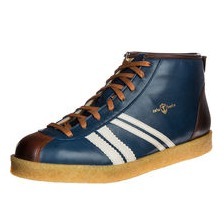Ledersportschuh TRAINER, mittelblau, Zeha Berlin -20%
