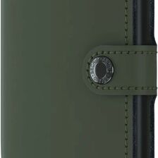Stil: Matte Green Black Secrid Miniwallet