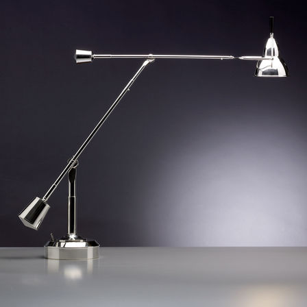 limitierte Auflage der Schreibtischleuchte EB27 Sterling Silber (limitierte Edition) von Eduard-Wilfrid Buquet