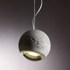 Glaslinse: verstellbar, Glaslinse klar Kugel-Pendelleuchte "Trabant 1"