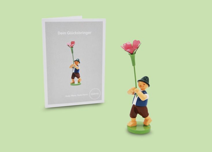  Set contains: Wendt & Kühn  Blossom Child Gift wrapping Greeting card 