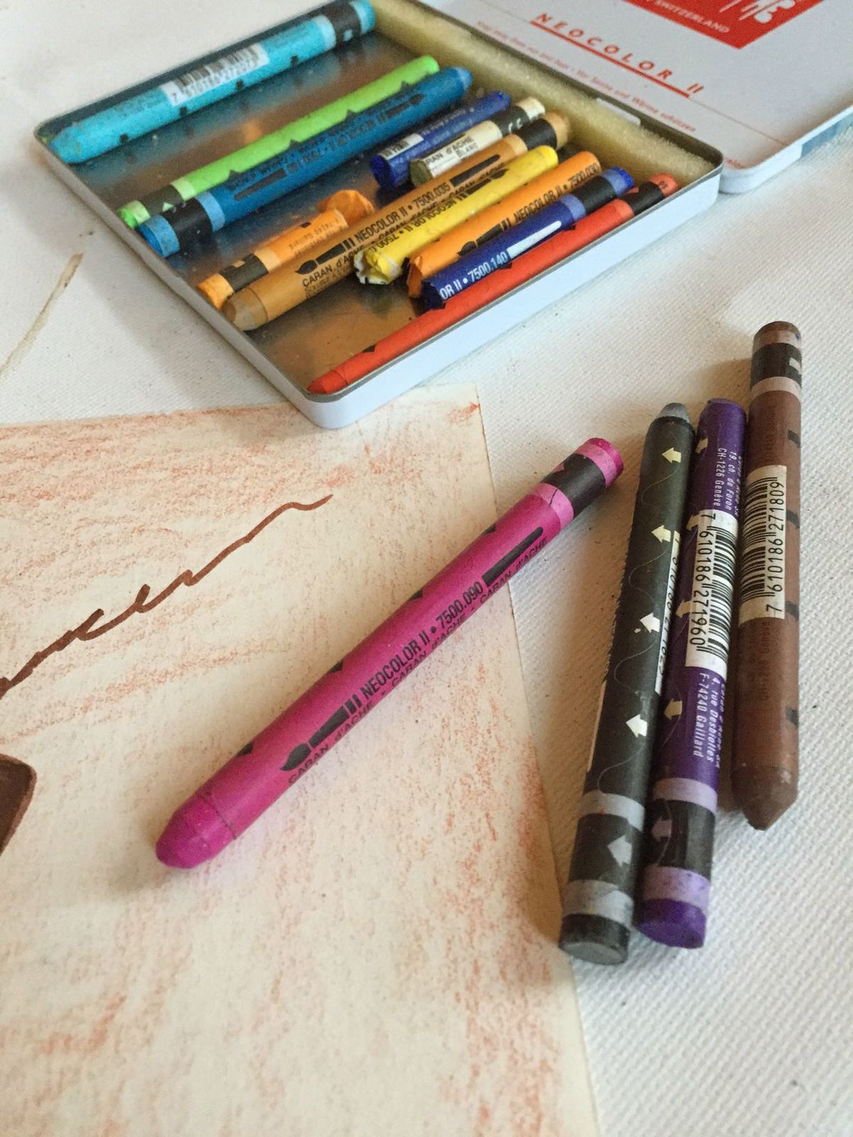 Der Klassiker, Wachsmalstift von Caran d'Ache