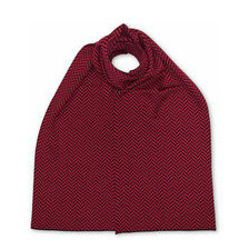 Jacquard Schal - 100% feine Merinowolle breit